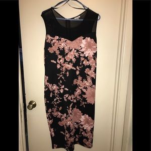 Black strapless dress